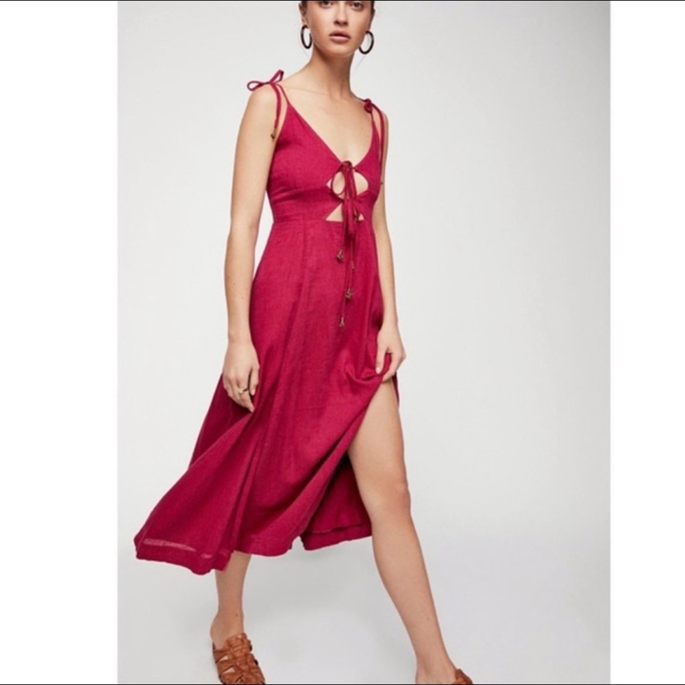 NWT Free People Solace Midi Dress